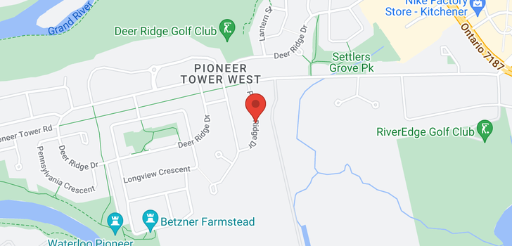 map of 36 Pioneer Ridge Drive
